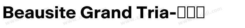 Beausite Grand Tria字体转换
